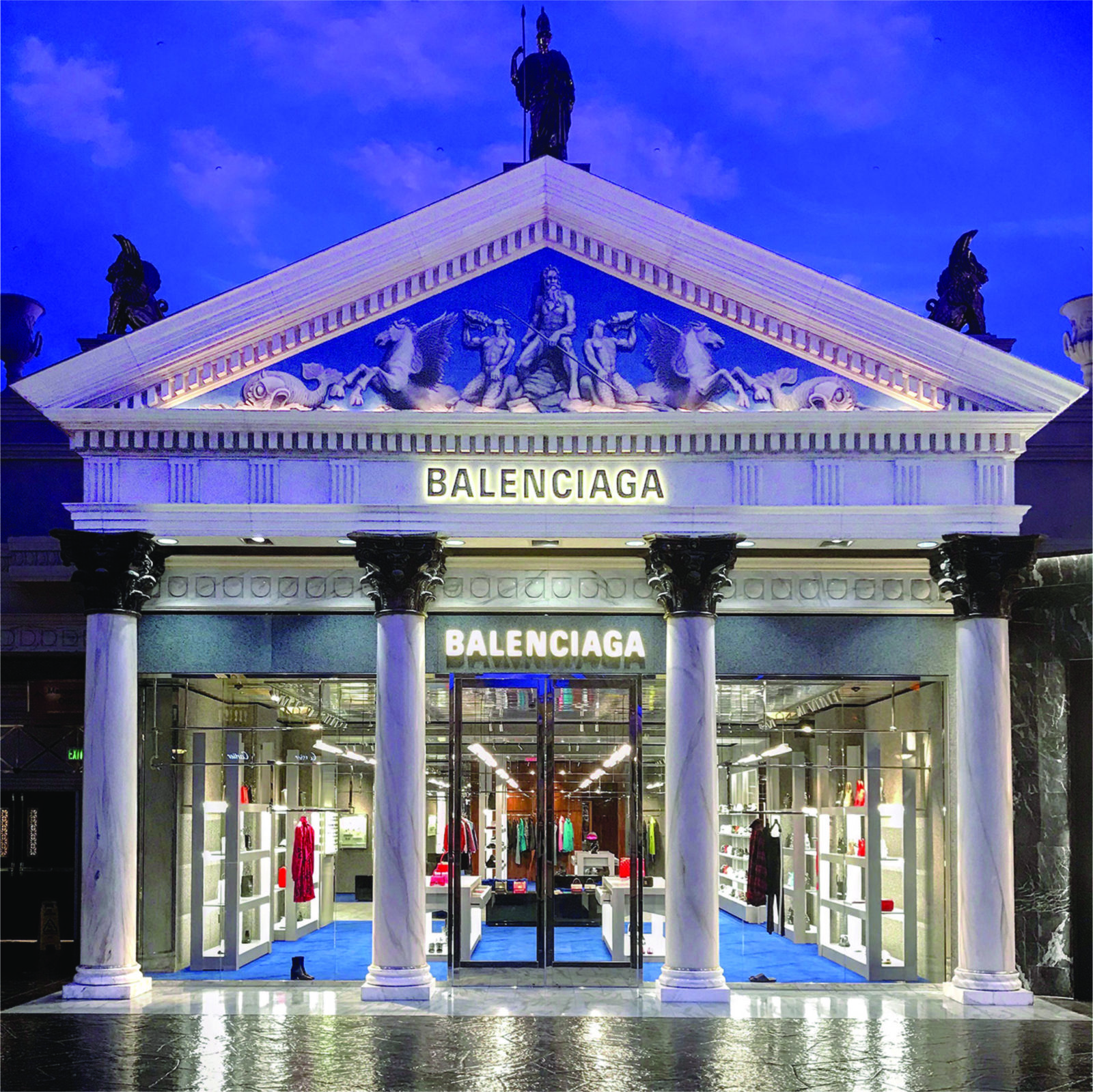 Balenciaga store inside the Forum Shops at Caesars in Las Vegas Monday,  Jan. 27, 2020. (K.M. Ca …