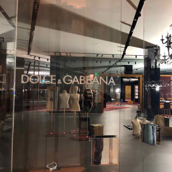 <b>June 9th, 2020</b>
Dolce&Gabbana store in Las Vegas started construction.